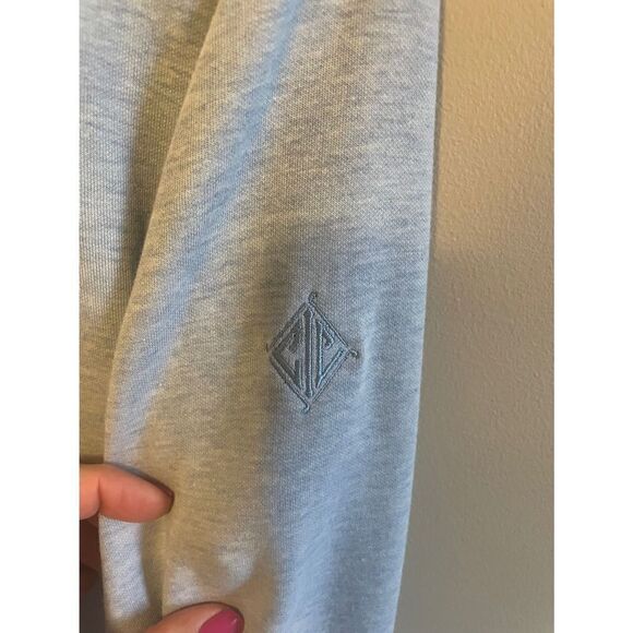 Peter Millar Women’s Light Blue Full Zip Sweatshirt (SZ L) - Picture 2 of 4